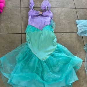 ariel girls halloween/ dress up costume